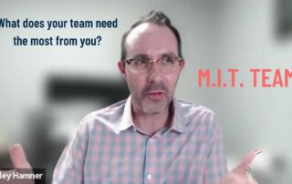 M.I.T. Team thumbnail showing Bradley's training video with his hands up