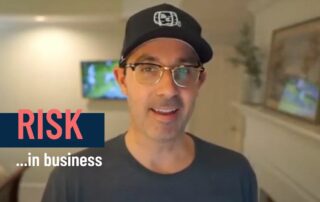 bradley video training screengrab with text "risk"