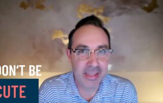 don't be cute thumbnail