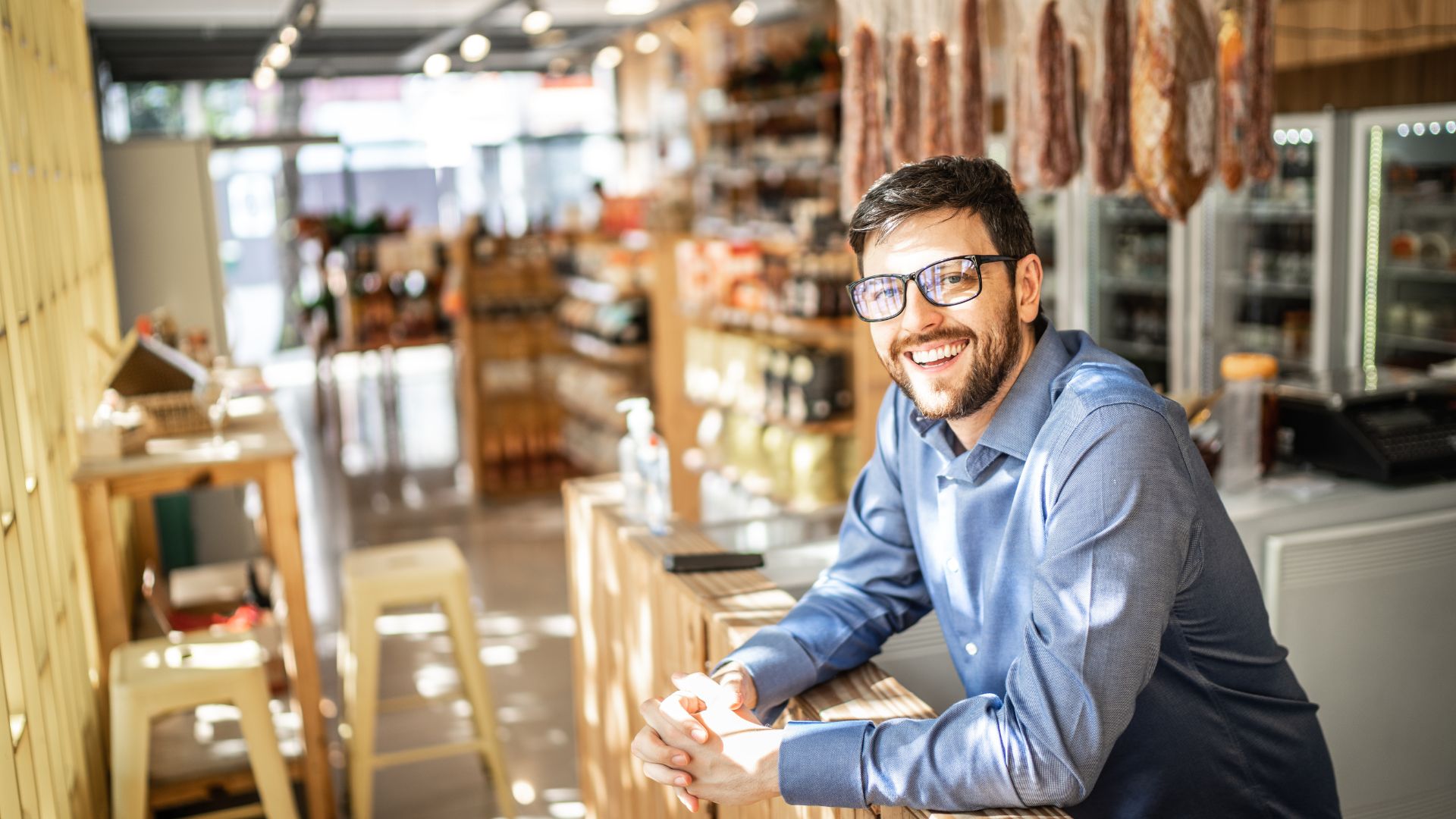 business owner at work bench