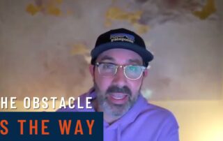 photo of bradley with test "the obstacle is the way"