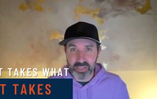 image of bradley with text "it takes what it takes"