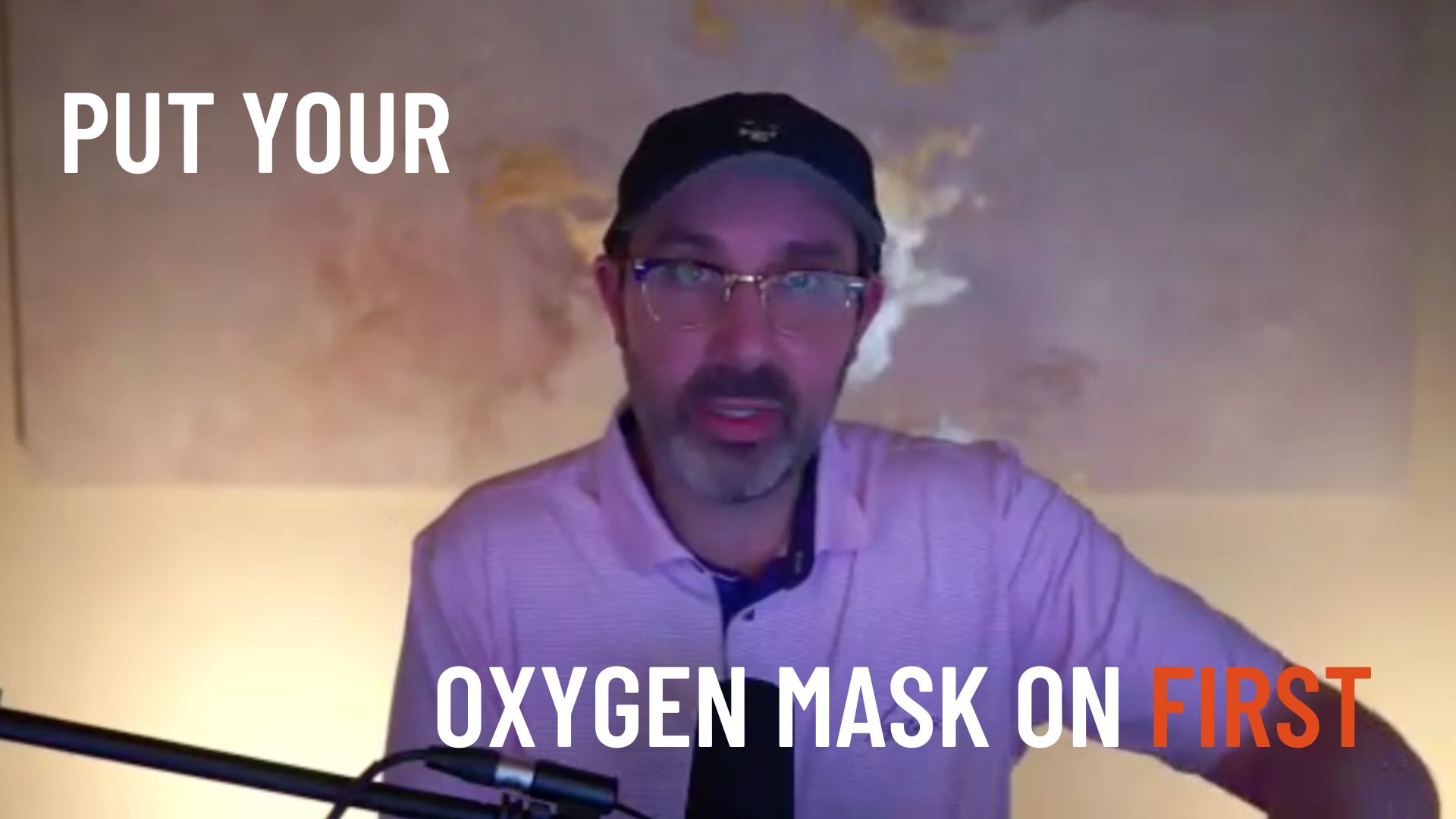 put your oxygen mask on first